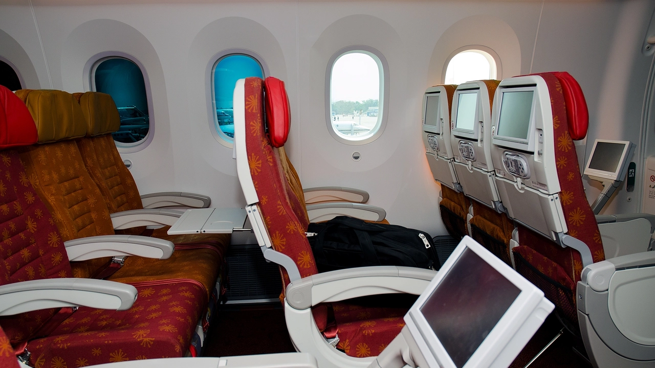 How does the interior of the Air India One look like?